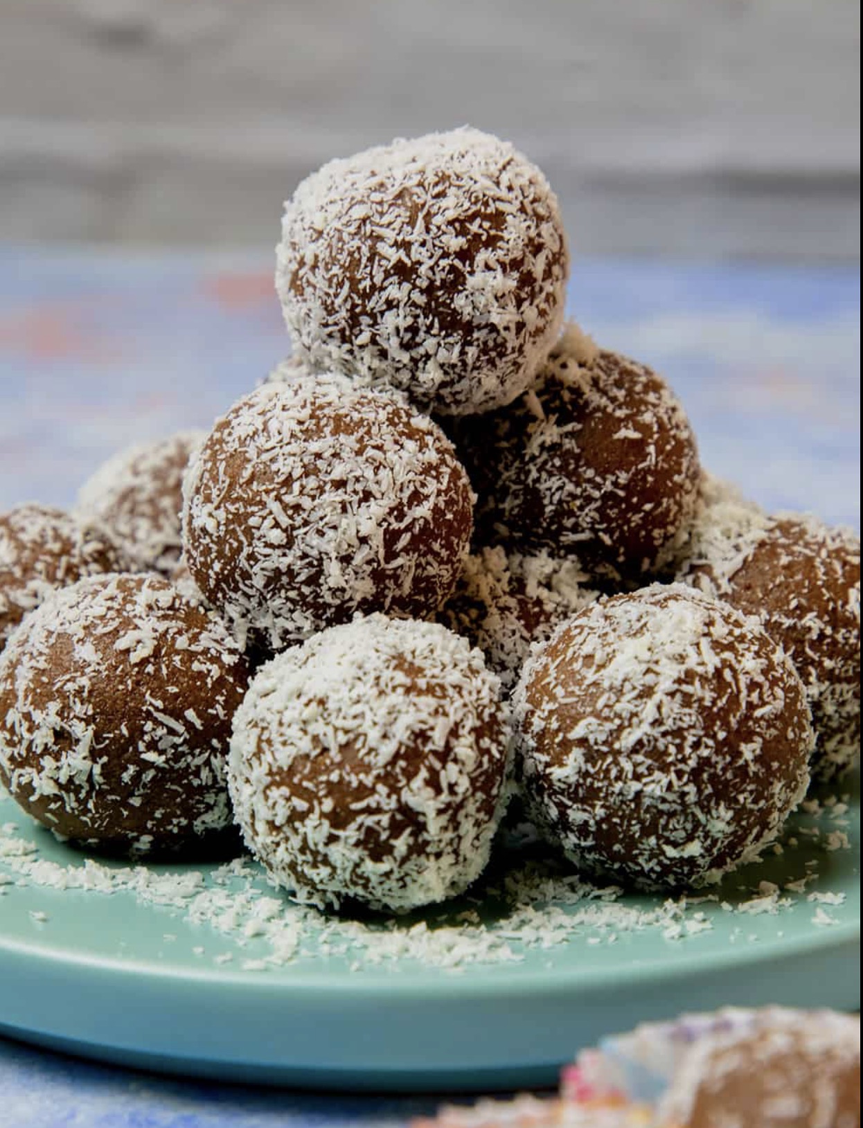 Cocoa Coconut Crunch, cocoa coconut laddu