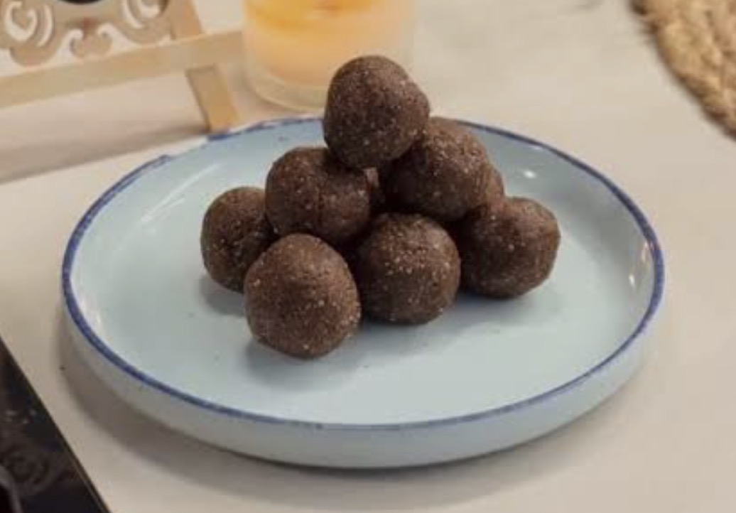Coffee Peanut Crunch, coffee peanut laddu